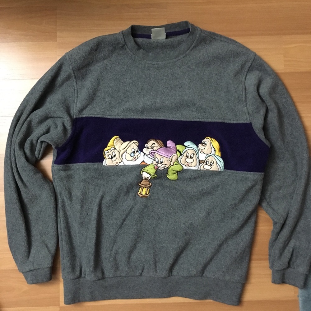 DISNEY STORE The Seven Dwarfs Crewneck Sweater